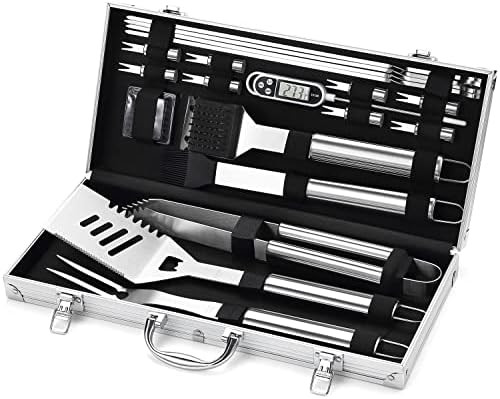 ROMANTICIST 20Pcs Extra Thick Solid Stainless Steel Grill Accessories , Complete BBQ Tools Set fo... | Amazon (US)