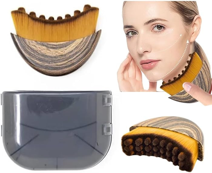 1/2 PCS Lymphatic Contour Face Brush for Sculpting – Anti-Puffiness, Detox & Lift, Improves Ski... | Amazon (US)