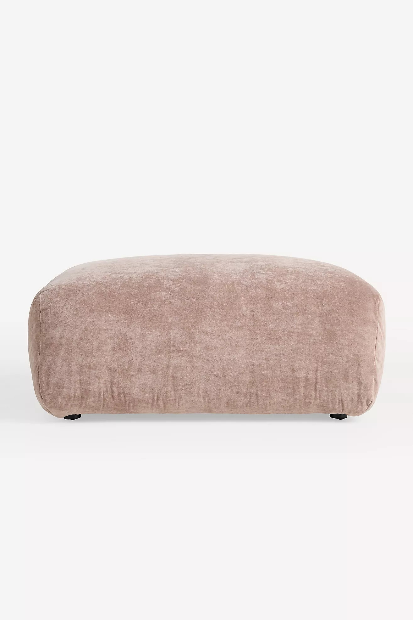 Orion Velvet Ottoman | Anthropologie (US)
