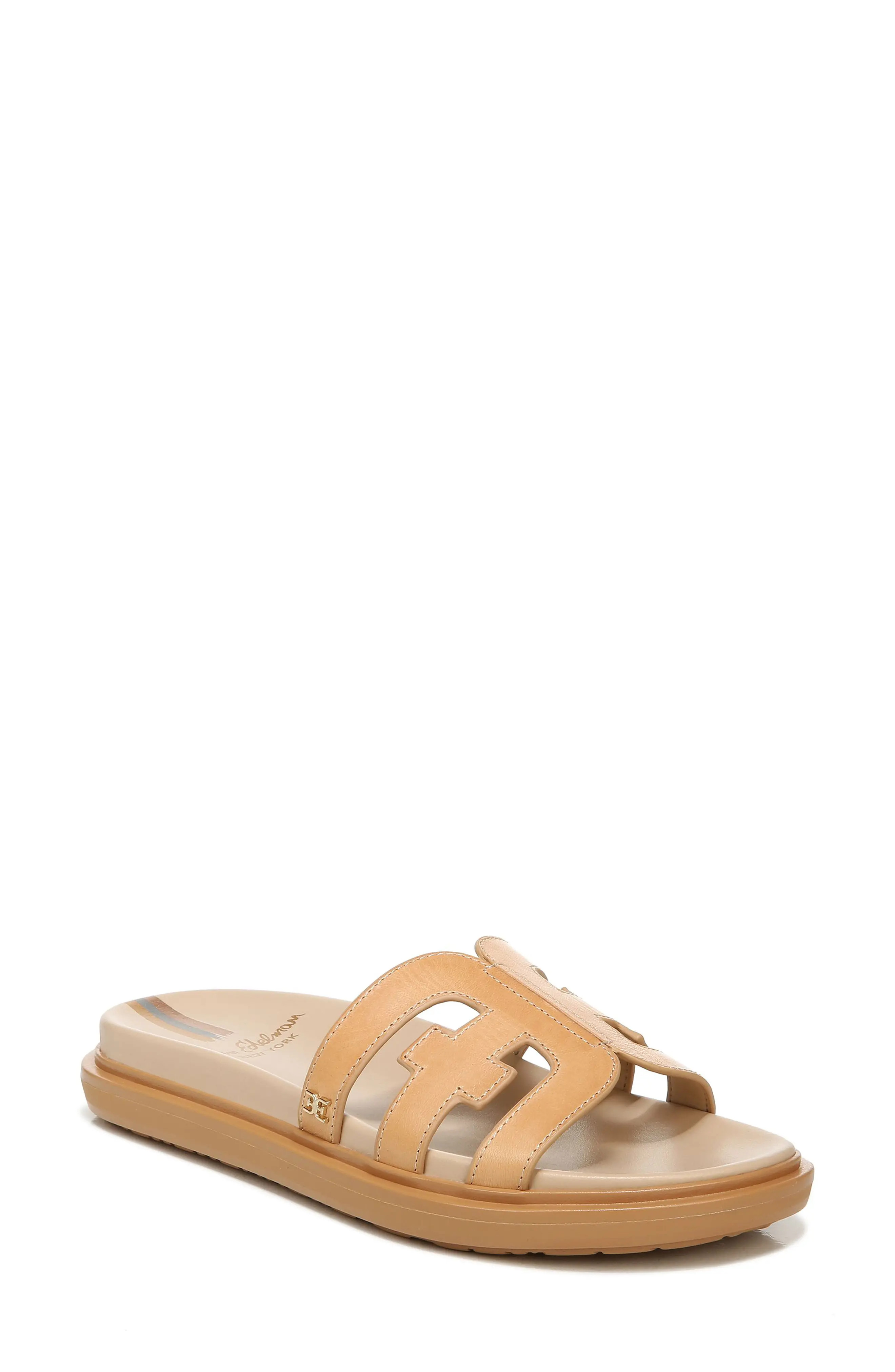 Sam Edelman Valeri Slide Sandal in Natural at Nordstrom, Size 8.5 | Nordstrom