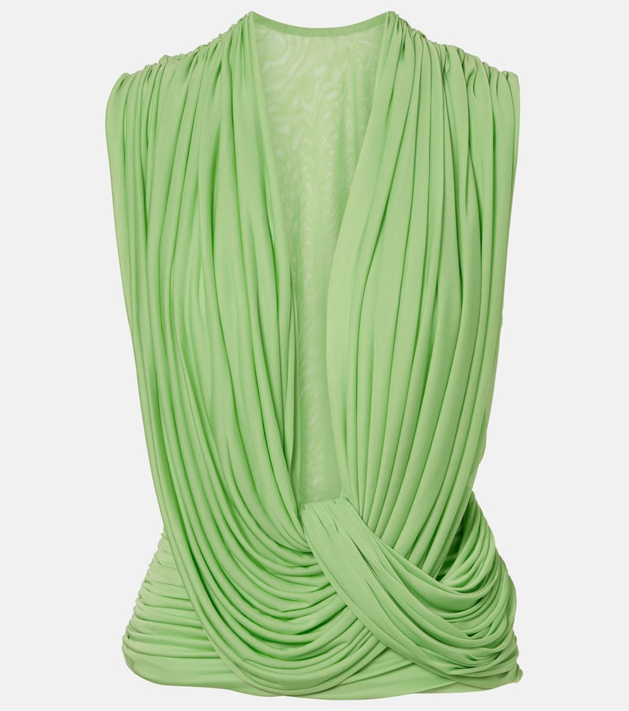 Christopher Esber Ripple draped jersey top | Mytheresa (US/CA)