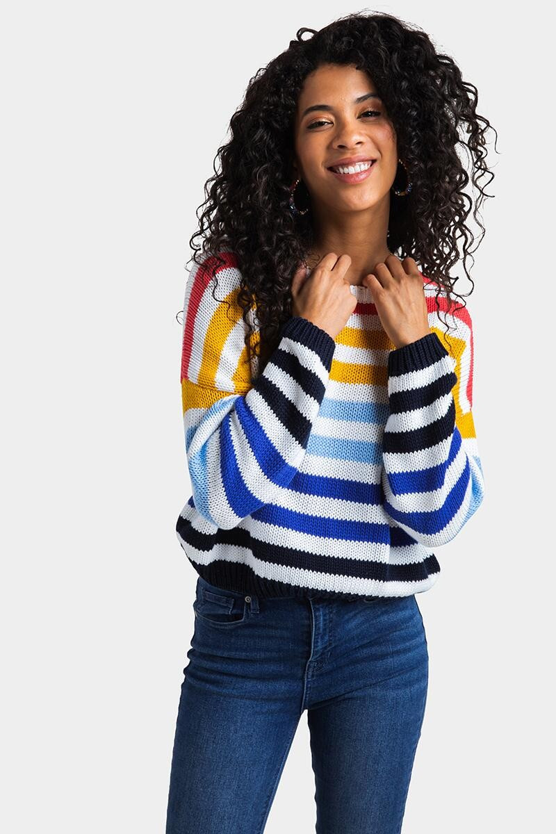 Hameel Striped Sweater | Francesca’s Collections
