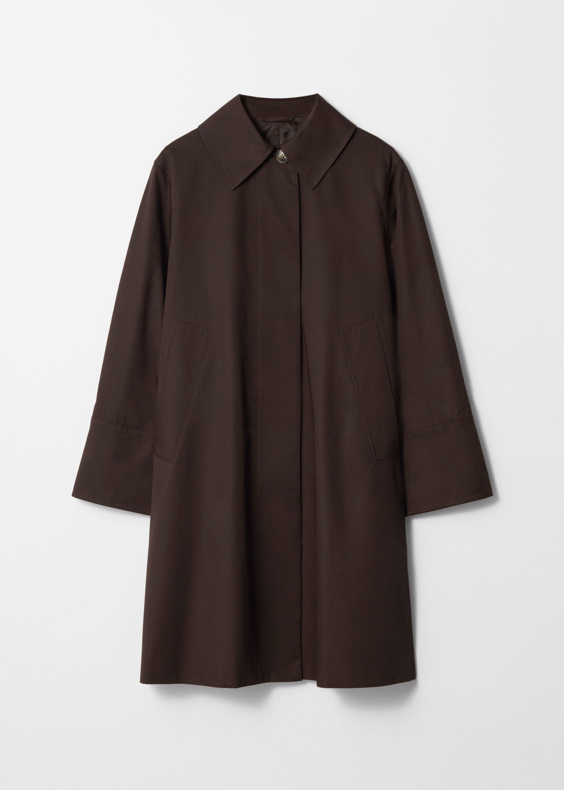 Collared Car Coat - Brown | & Other Stories (EU + UK)