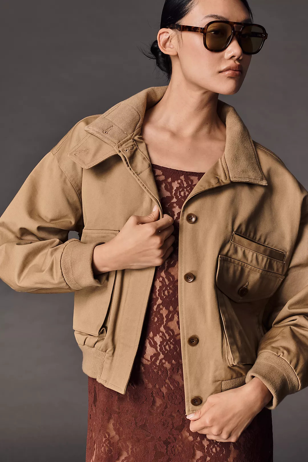 Citizens of Humanity Amara Cropped Barn Jacket | Anthropologie (US)