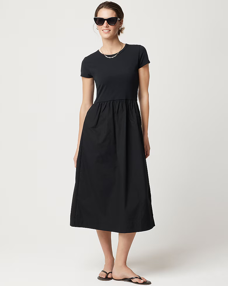 Short-sleeve knit mixy dress | J.Crew Factory