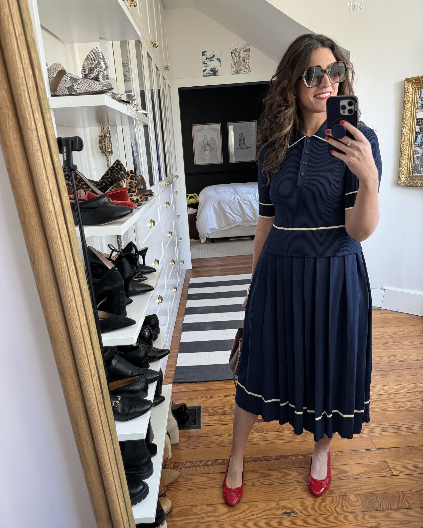 Styled my favorite pop-of-red shoe with a preppy little polo style sweater dress. The dress is out of stock, but I’ll post my favorites with a similar vibe. 

#LTKover40 #LTKworkwear #LTKSeasonal