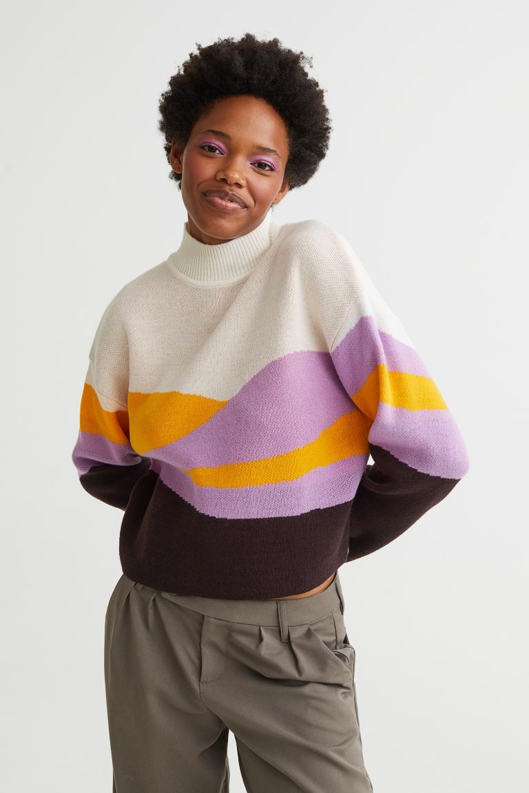 Jacquard-knit Sweater | H&M (US + CA)