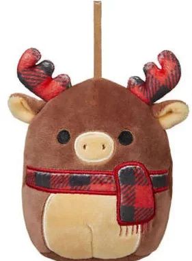 Squishmallows Official Alfred the Reindeer 4-Inch Ornament Plush | Walmart (US)