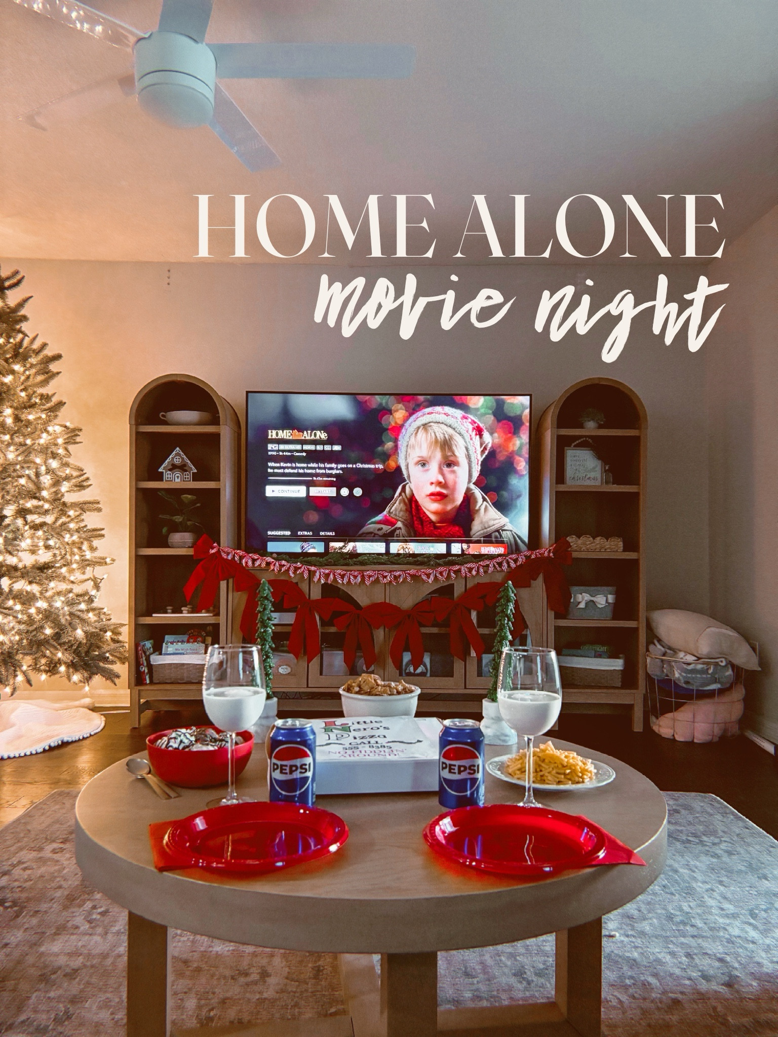 Finally sharing another movie night idea with y'all!!☺️🎄✨we’ve gone festive this time and it's one of my top faves- Home Alone. This was so fun and simple to put together!! I've got a blog post that goes a long with it. It has the recipe for the yummiest snack mix on the planet and all the extra details! 😍
go to www. CheapChicFinds.com/home-alone-movie-night

Below I linked all the items we used!

#christmasmovienight #movienightidea #homesalonemovienight

#LTKHoliday #LTKWatchNow #LTKFamily