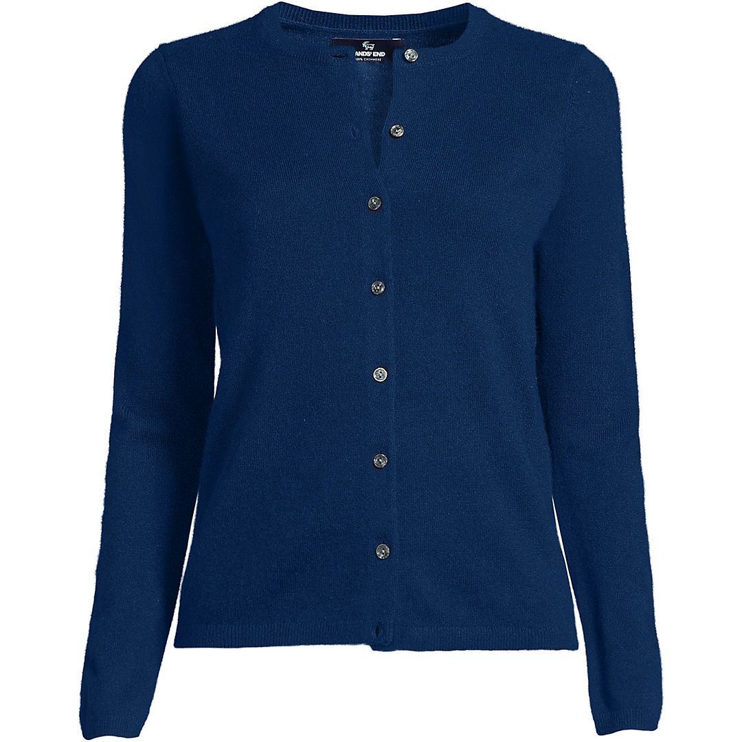 Women's Cashmere Cardigan Sweater | Lands' End (US)