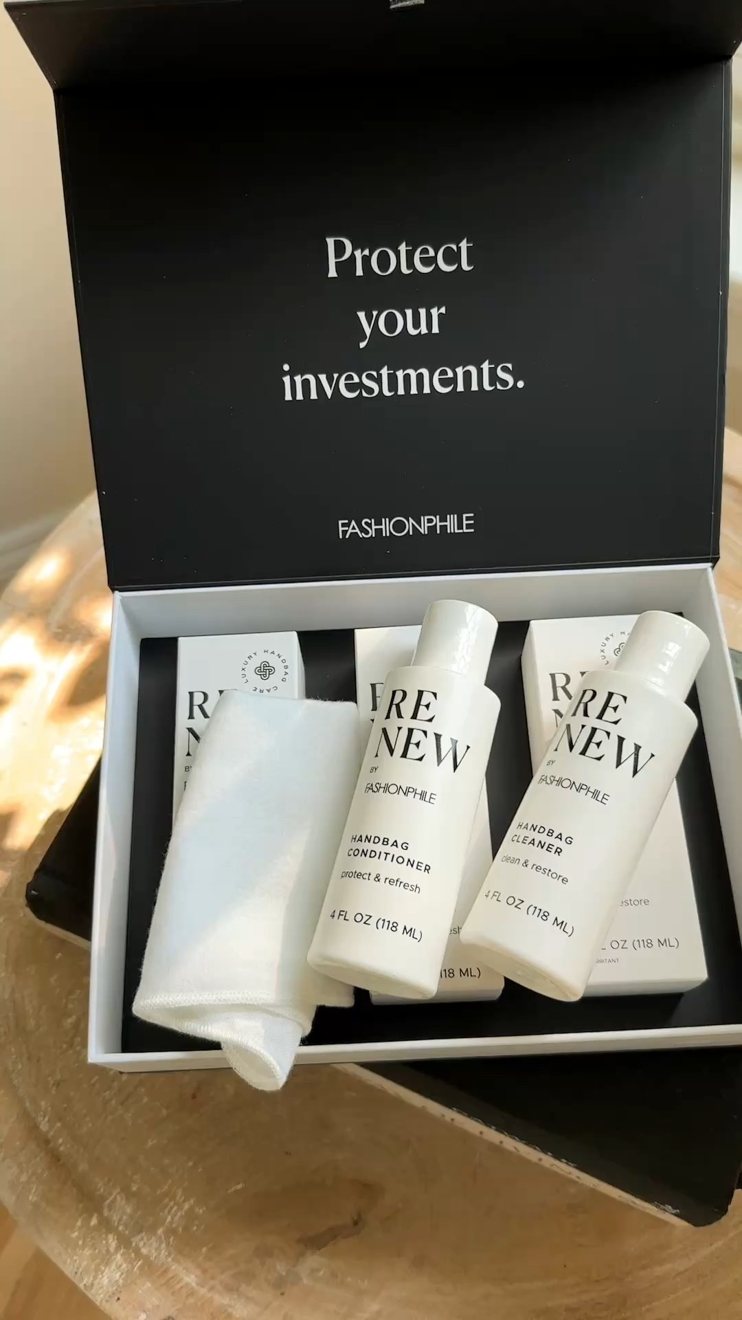 Designer handbag cleaning kit. #FashionphilePartner #ReNewRitual #fashionphile @fashionphile

#LTKFindsUnder100 #LTKItBag #LTKSeasonal