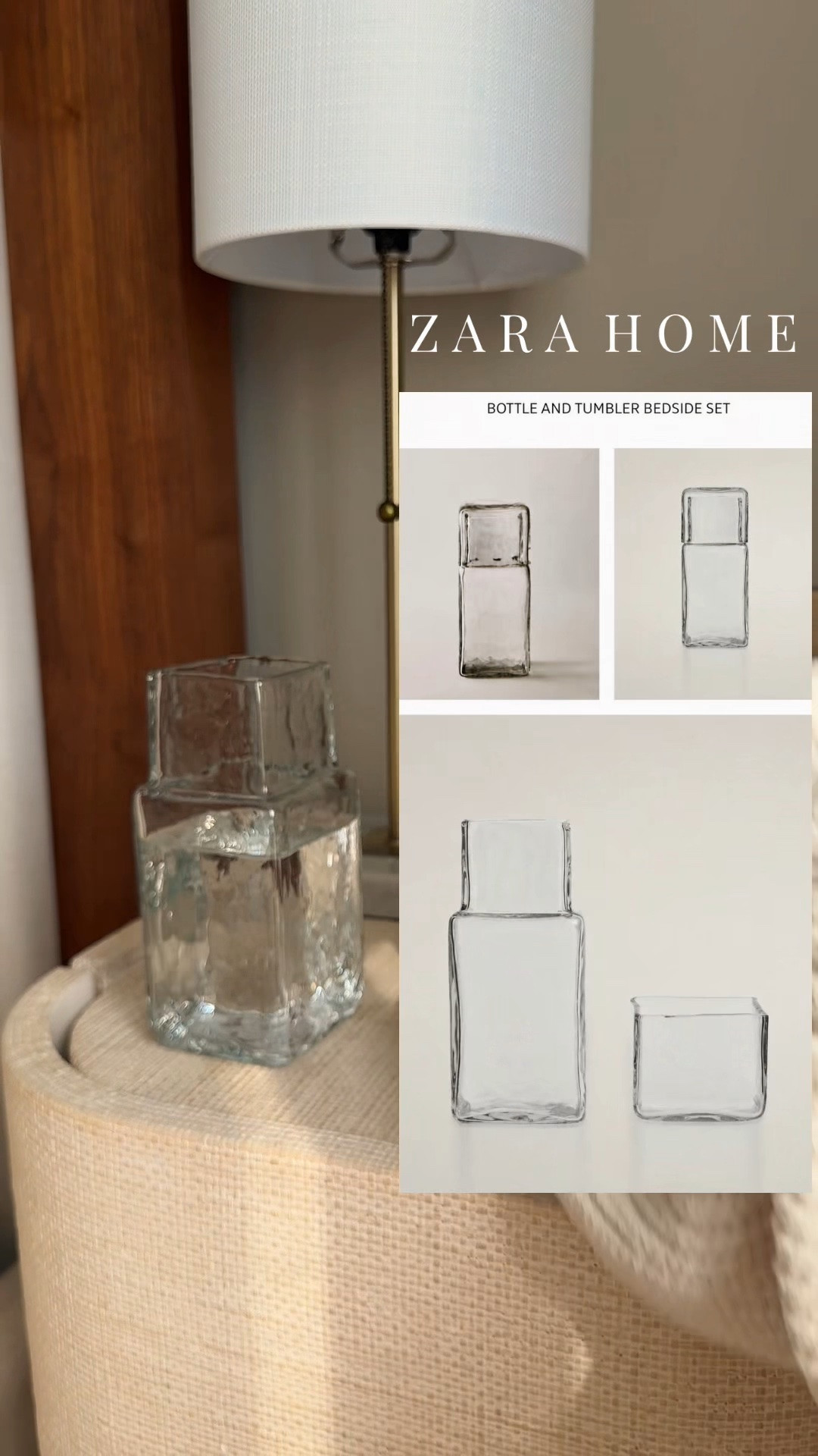 The prettiest little nightstand upgrade ✨ This Zara Home glass tumbler is perfect for keeping water bedside without sacrificing the aesthetic. Chic, simple & functional 🤎

#zarahome #homedecor #affordabledecor #interiordesign #bedroomdecor #cozybedroom #roomtransformation #cozyaesthetic

#LTKHome #LTKBeauty #LTKselfcare