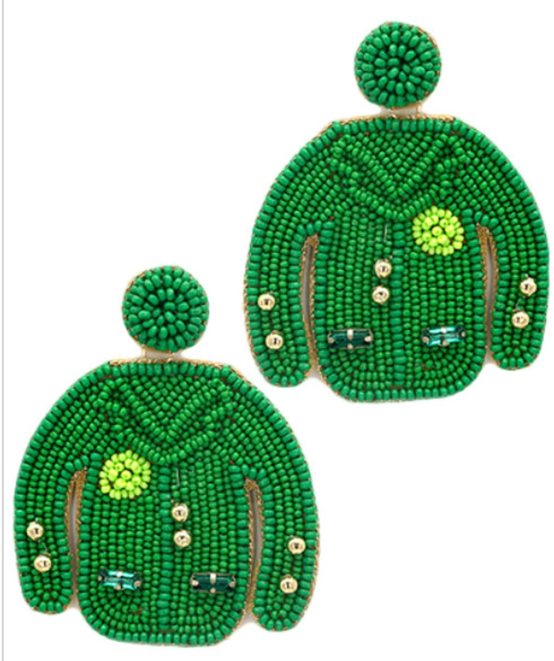 Green Jacket Earrings - Etsy | Etsy (US)