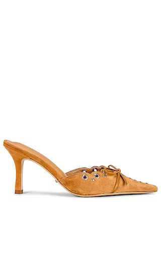 Tony Bianco Shae Mule in Burnt Orange. - size 5.5 | Revolve Clothing (Global)