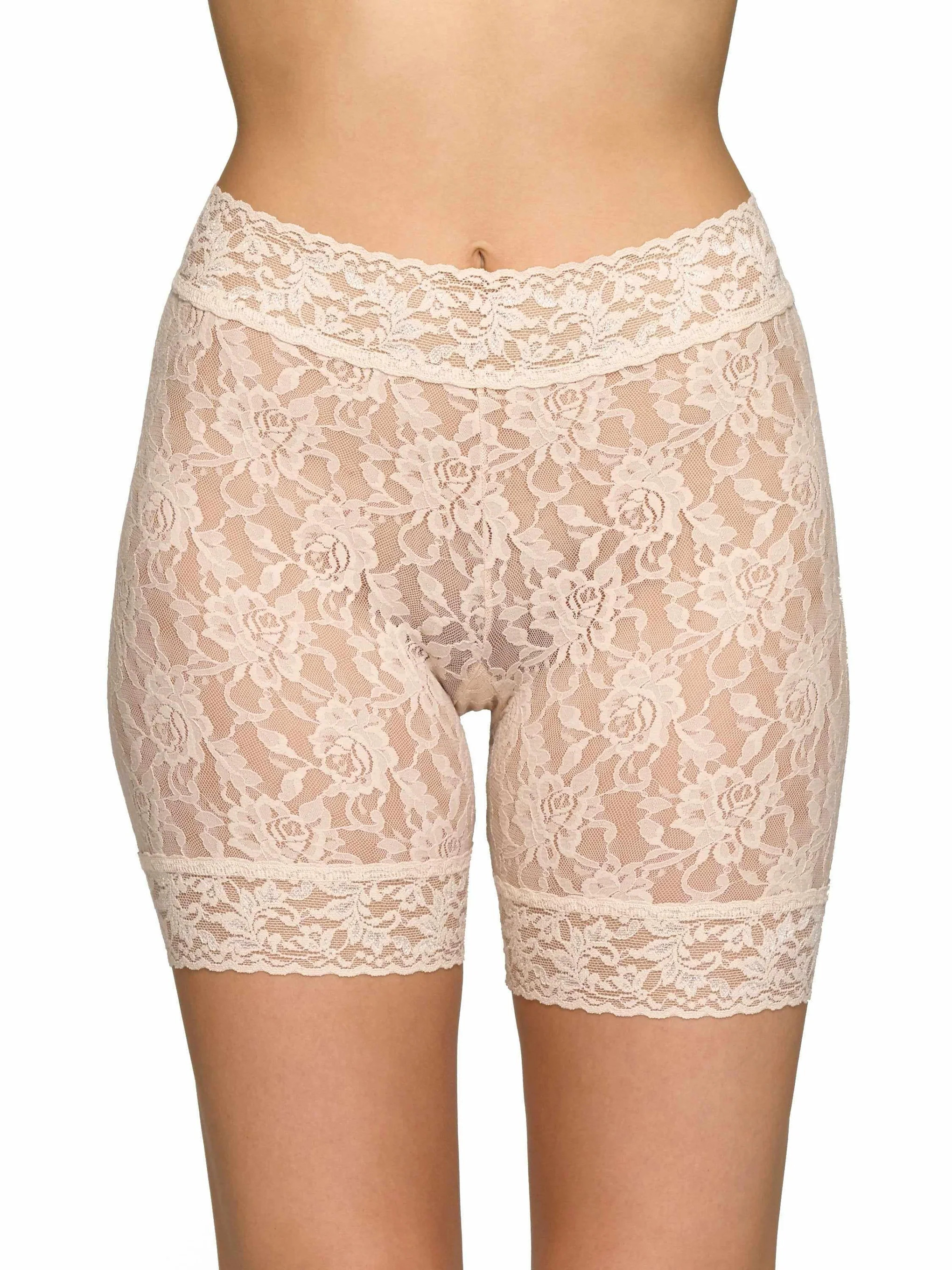 Signature Lace® Bike Short Black | Hanky Panky