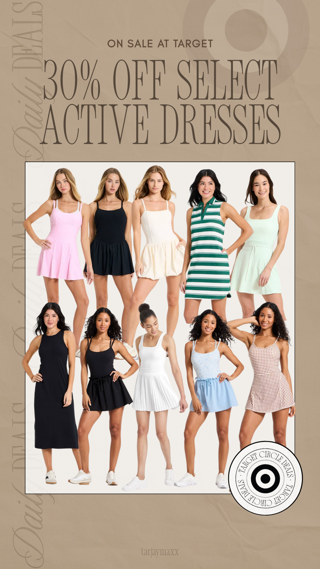 Target active dresses are 30% off right now and these are some of the cutest ones in the sale. Active dresses are perfect for spring — easy to wear for walks, errands, Pilates, or even casual brunch plans. I love how these give you that sporty but still put-together look!
spring outfits 2026, date night outfits, vacation outfits beach, easter basket stuffers, easter dress women, st patricks day outfit women, spring dresses, work outfits, plus size fashion, spring break outfits
target active dress, tennis dress outfit, athleisure dress, pilates outfits, spring activewear 

 #LTKgrwm #LTKootd #LTKActive