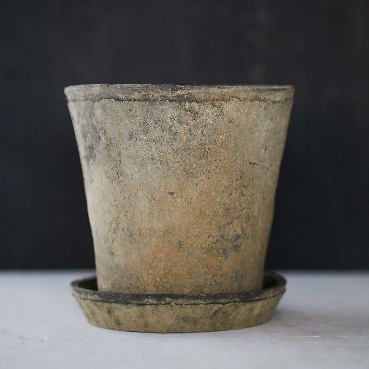 Earth Fired Clay Herb Pot + Saucer | Terrain