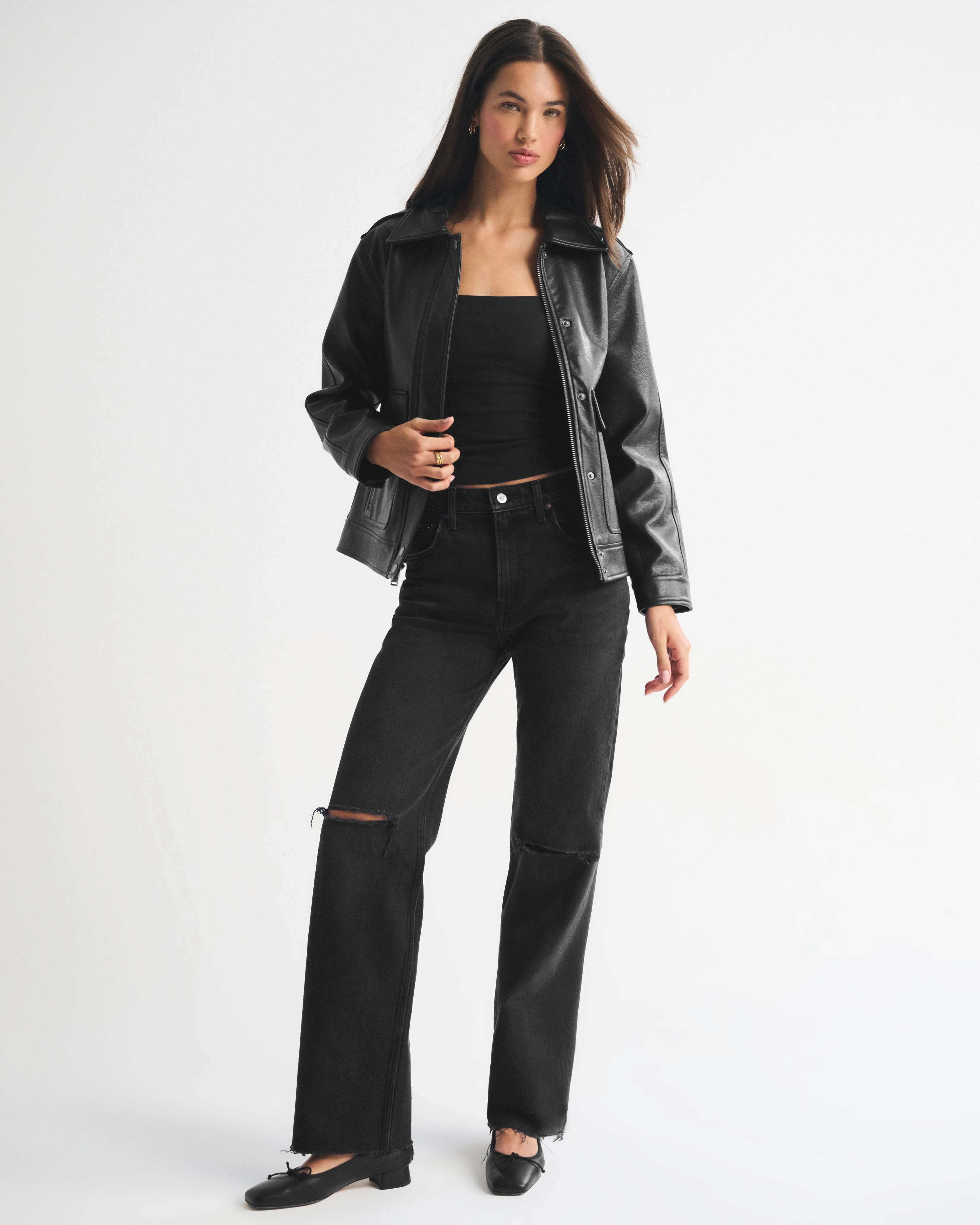 High Rise 90s Relaxed Jean | Abercrombie & Fitch (US)