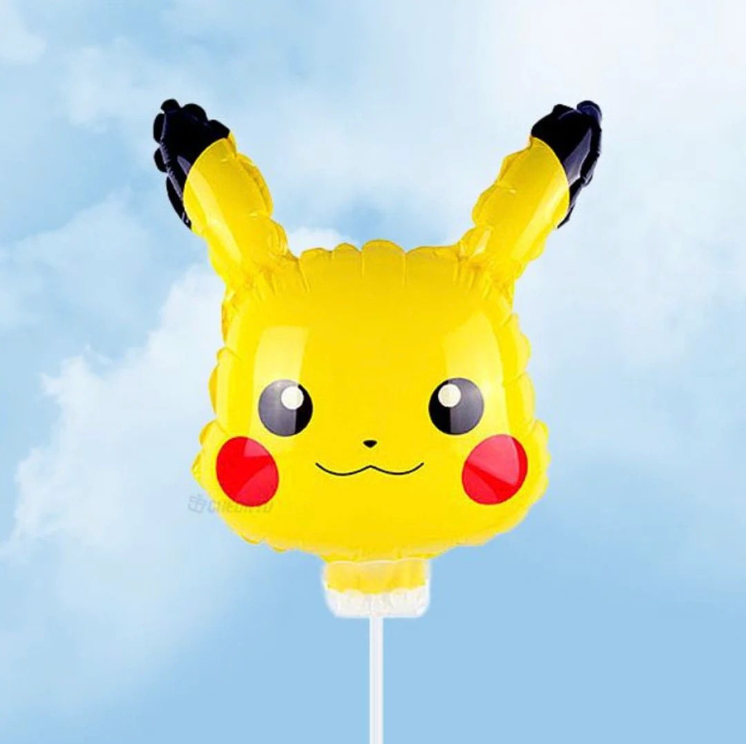 Pokemon Balloon for Pokemon Party Supplies for Kids Pikachu Stick Balloon - Etsy | Etsy (US)