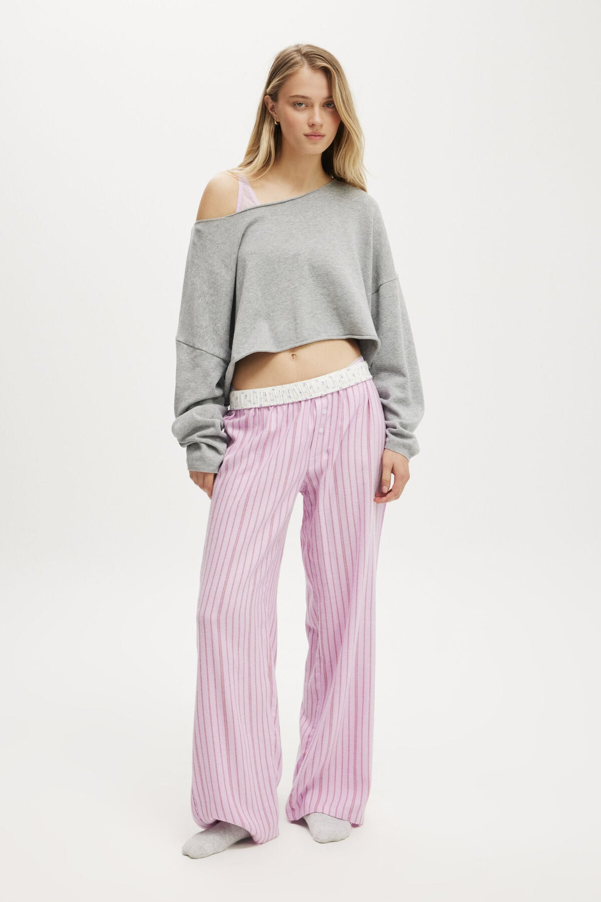 Off The Shoulder Cropped Knit | Cotton On (ANZ)