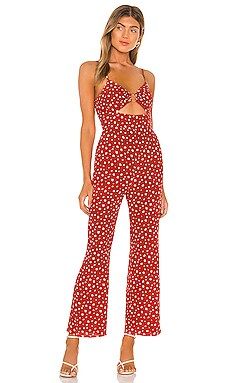 Privacy Please Kennedy Jumpsuit in Red Lola Floral from Revolve.com | Revolve Clothing (Global)