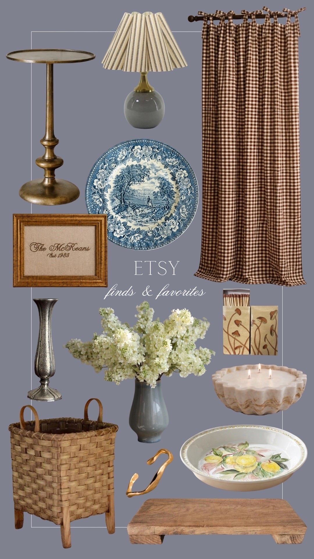 The prettiest Etsy finds & favorites for a cottage-core home. 🫶🏻 I absolutely love mixing patterns and textures and always find the best finds at Etsy.

#LTKHome