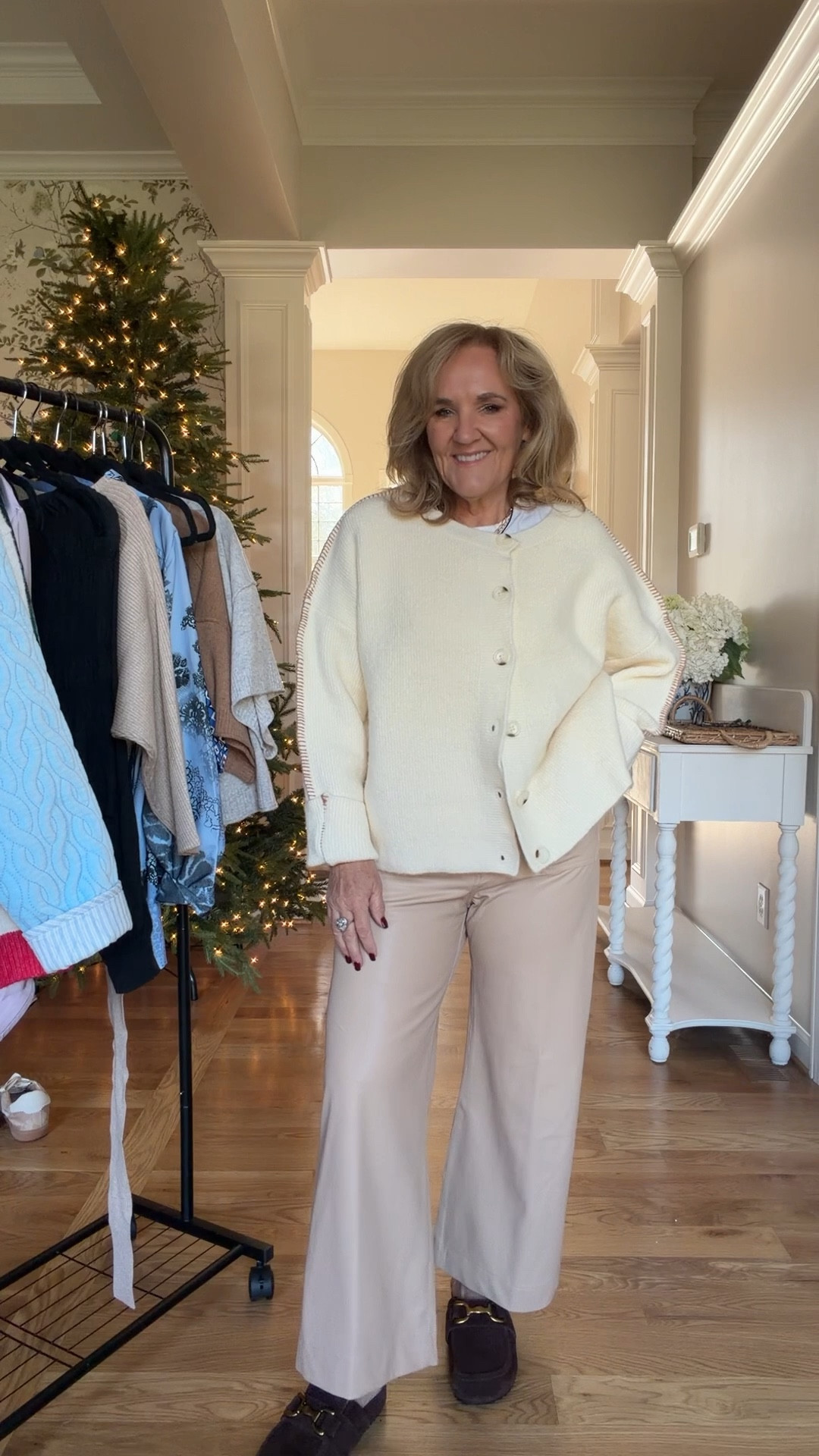 @anthropologie 30% off 
Sweater size medium you could size down. .
Love these faux leather Colette’s pants size 29 reg 
Linking similar loafers 
@julievos pieces on sale! 

#LTKCyberWeek #LTKootd #LTKstorytime

#LTKCyberWeek #LTKOver40 #LTKSaleAlert