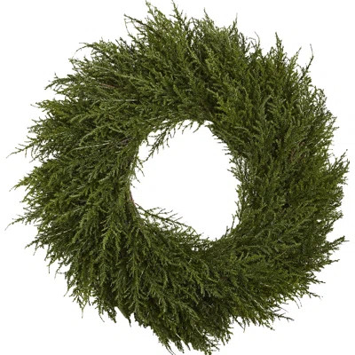 Faux Cedar 24'' Wreath | Wayfair North America