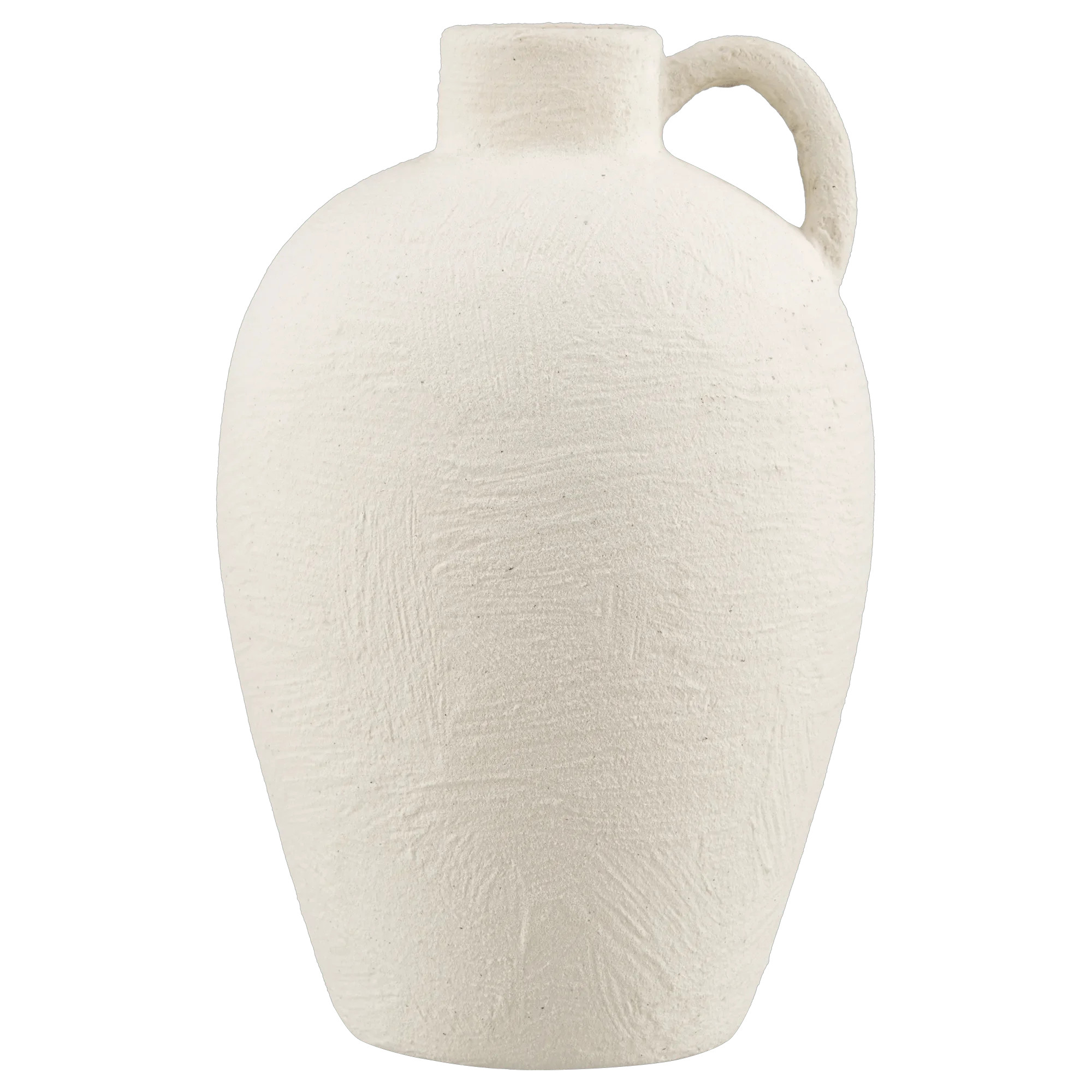 Bouclair White Ceramic Table Vase With Handle | Walmart (CA)