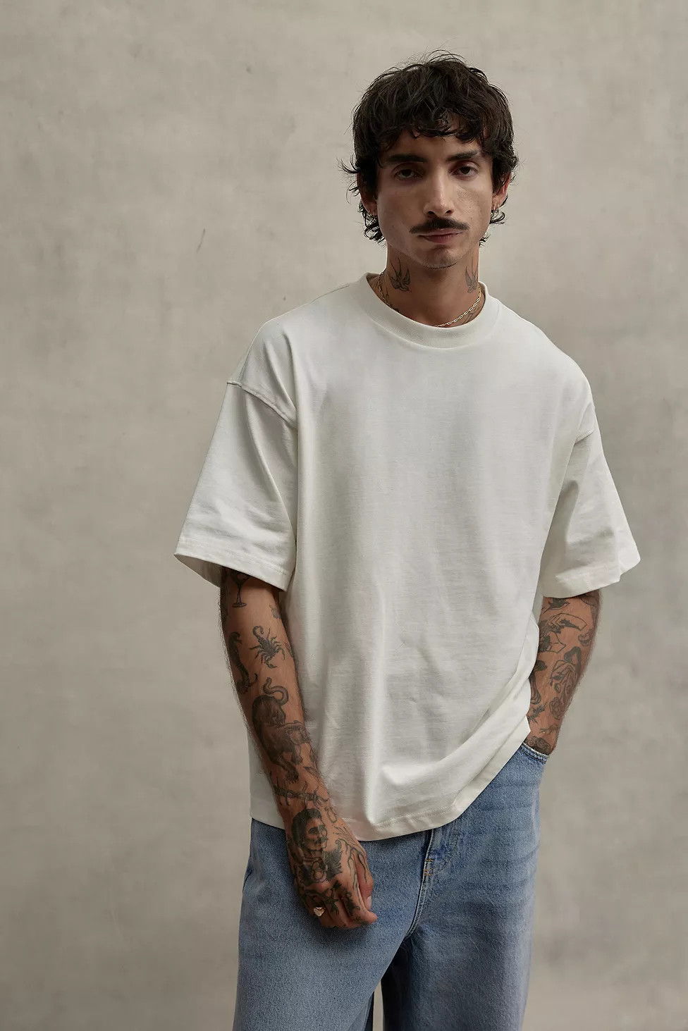 Loom Ecru Premium T-Shirt | Urban Outfitters UK