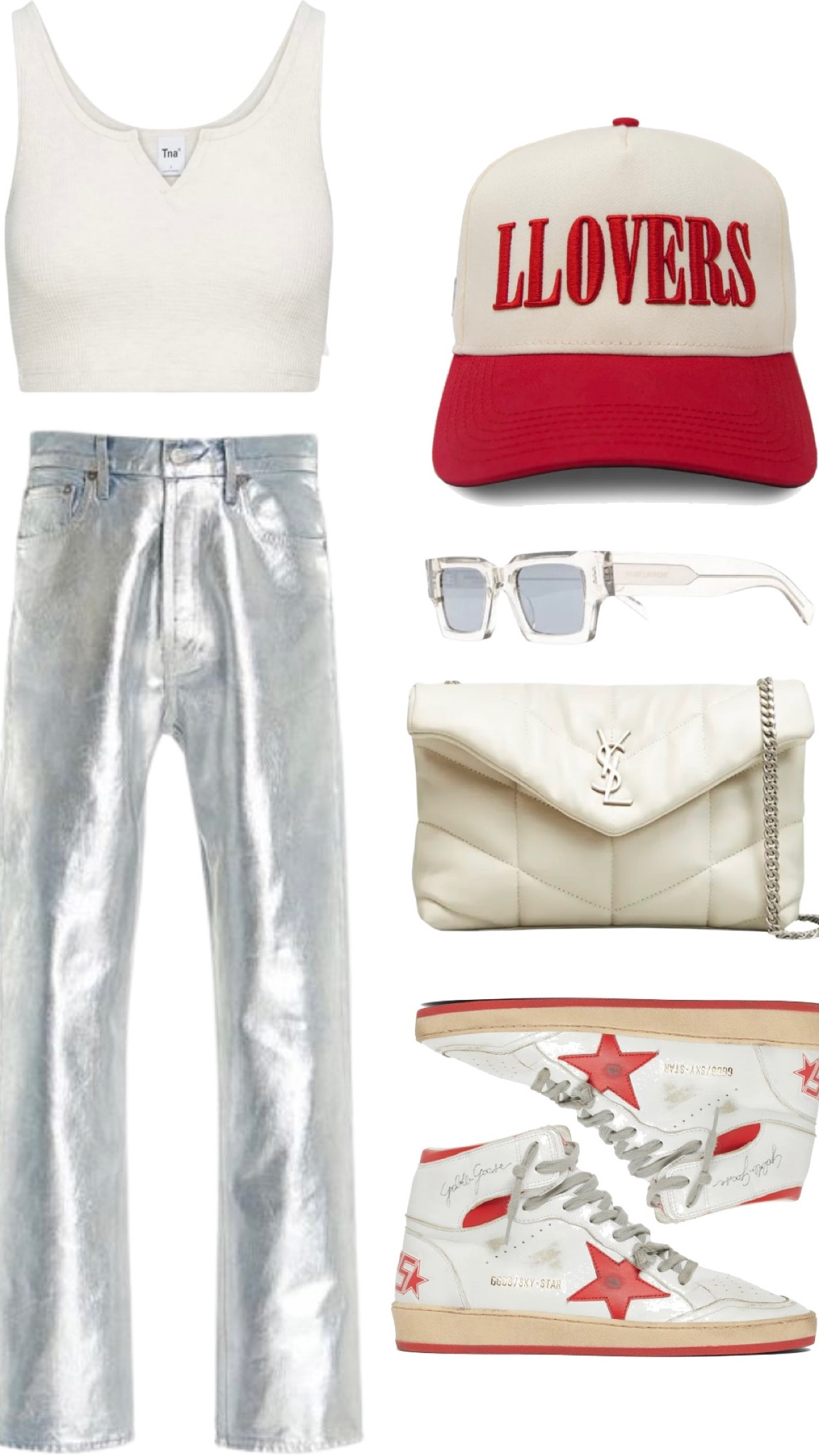 silver jeans and golden goose #ootd 

#LTKsalealert #LTKFind #LTKstyletip