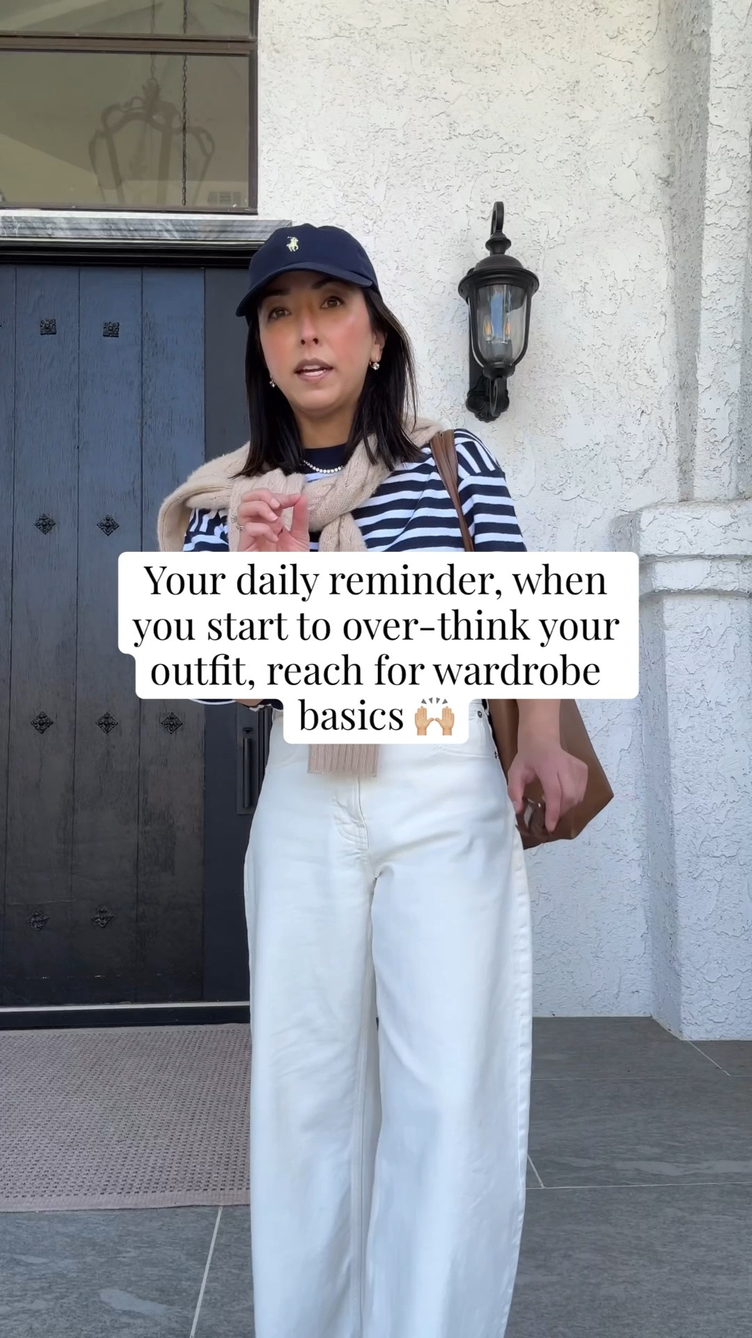What I wore to a kids birthday party. Was over thinking it and then just went straight to wardrobe basics. Comfortable but still put together. 

Madewell tee xs
Everlane curve jeans 26 - sized up and cut hems. 
Loeffler Randall flats 5.5
Mansur Gavriel tote - color is old but new one looks very similar
Dorsey James necklace 15”
Electric Picks earrings 
Polo hat

#LTKmomlife #LTKgrwm #LTKPetite