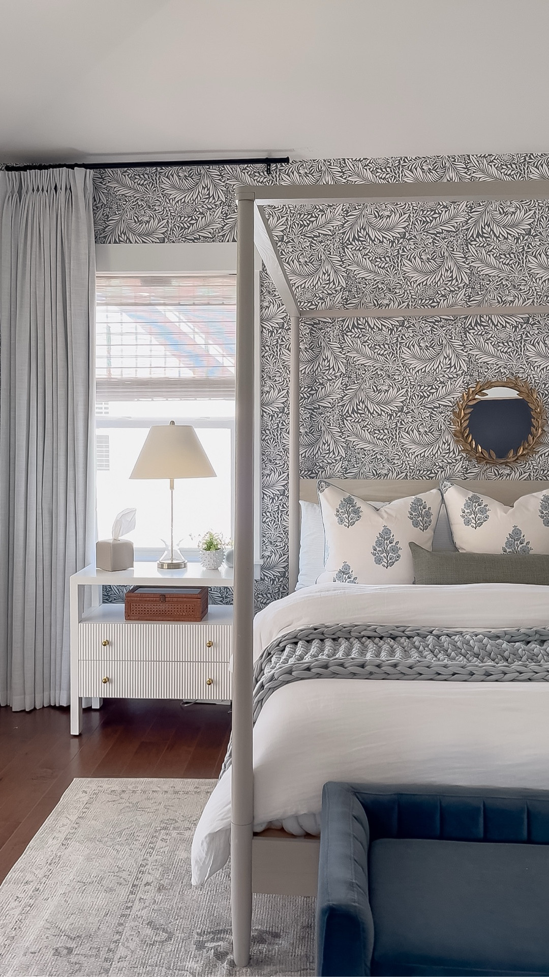 Loving our new pillows for our bed coastal bedroom
**wallpaper is Love Vs. Design
** bench is HomeGoods


#LTKFindsUnder50 #LTKHome