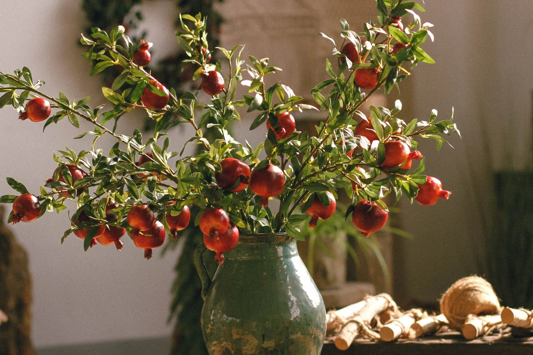 32 Pomegranate Branch Tree Artificial Faux Plants Home Decor Plant - Etsy | Etsy (US)