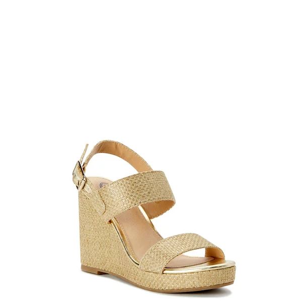 Scoop Ella Espadrille Wedge Sandal Women's | Walmart (US)