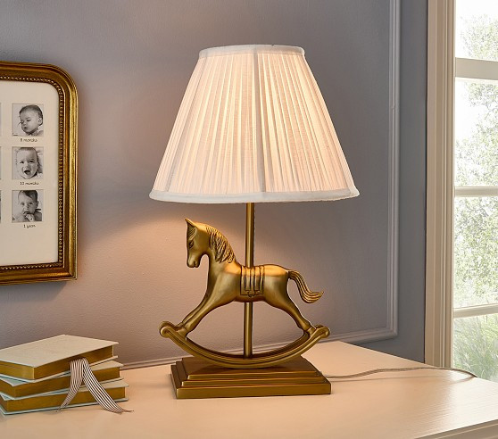 Chris Loves Julia Rocking Horse Table Lamp (18") | Pottery Barn Kids