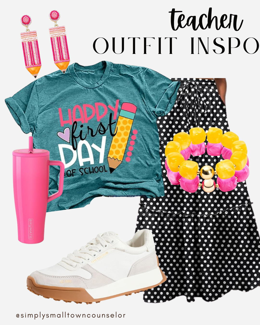 The first day of school deserves a great outfit! This look is fun, easy to wear, and perfect for making it through a full day in style. ✏️✨ 

 #LTKootd #LTKMidsize #LTKWorkwear