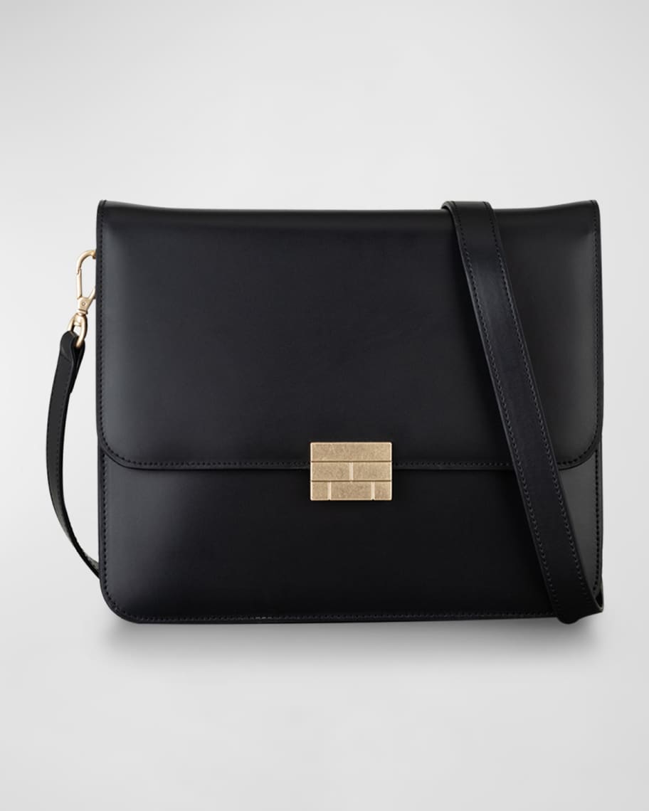 Le Signature Smooth Leather Crossbody Bag | Neiman Marcus