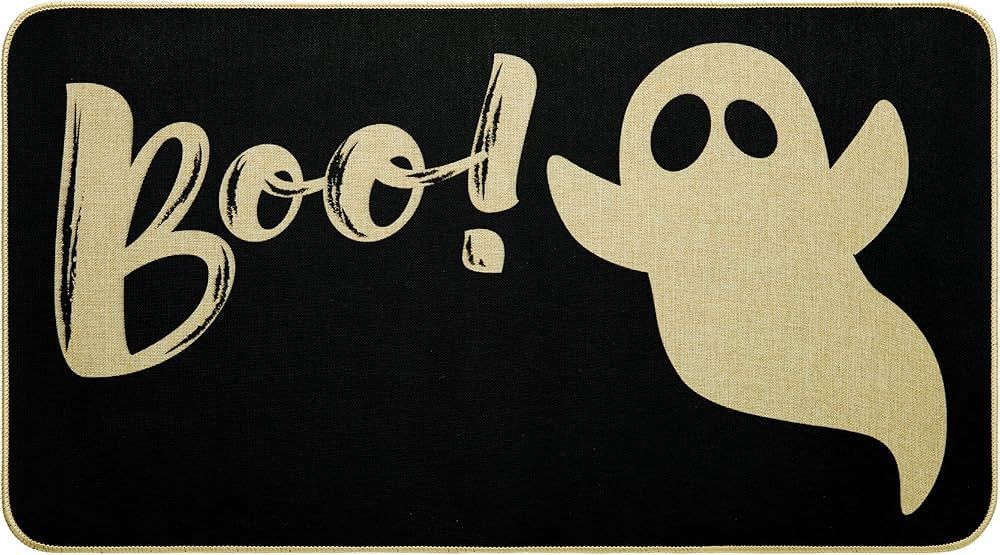 JOYIN 30” x 17” Halloween Boo Ghost Doormat, Halloween Decorative Welcome Non-Slip Doormat fo... | Amazon (US)