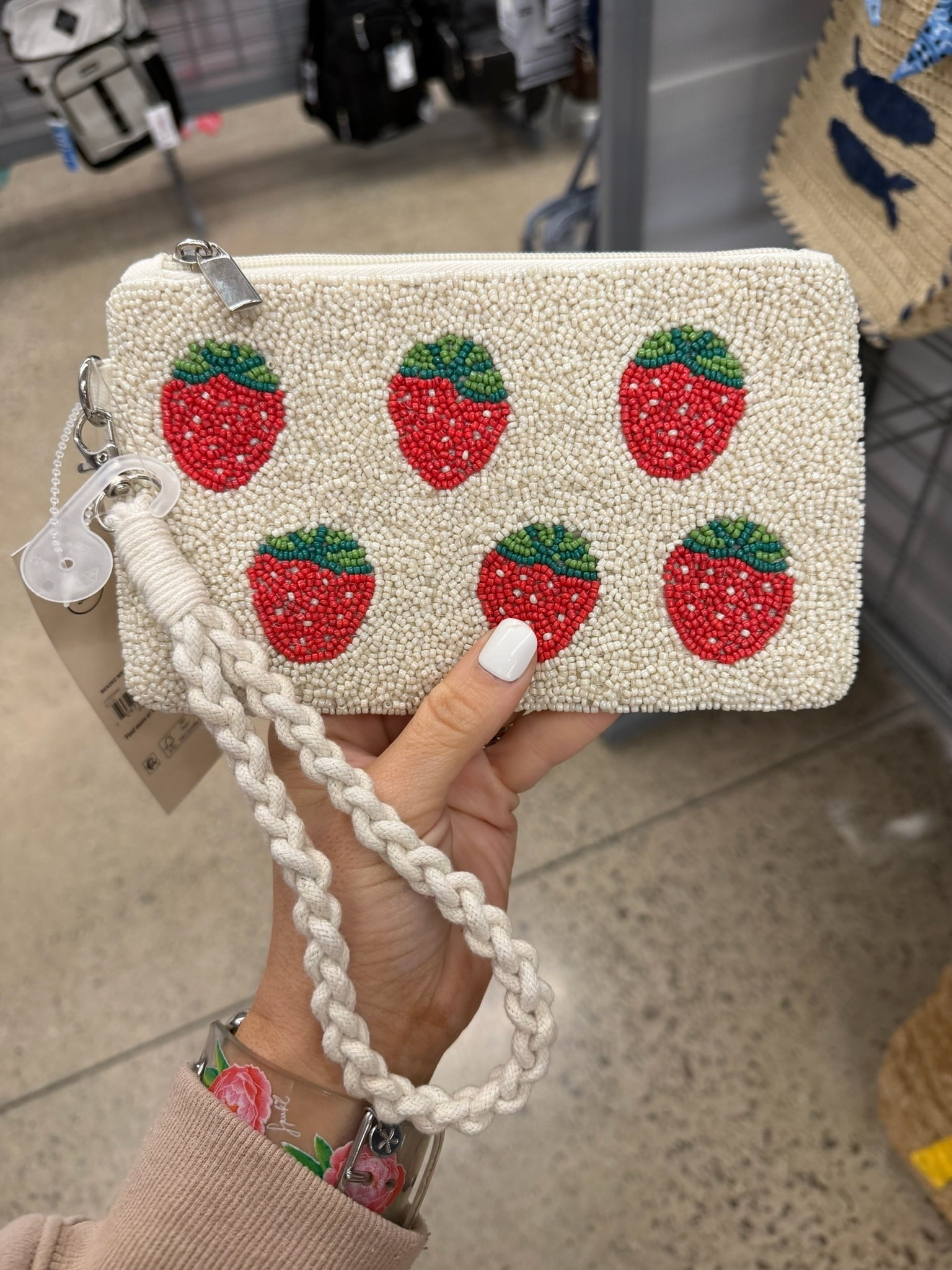 This strawberry beaded wallet is such a fun little accessory to add to your bag. It’s perfect for holding cards, cash, or lip gloss, and the playful strawberry design makes it such a cute statement piece.
strawberry beaded wallet, beaded coin purse, cute small wallet, novelty accessory, colorful beaded pouch, mini zipper pouch, playful accessories, travel card holder, everyday bag essentials, unique statement accessory, SavannahK

#LTKHome #LTKTravel #LTKmomlife