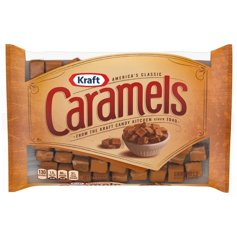 Kraft America's Classic Individually Wrapped Candy Caramels, 11 oz Bag | Walmart (US)