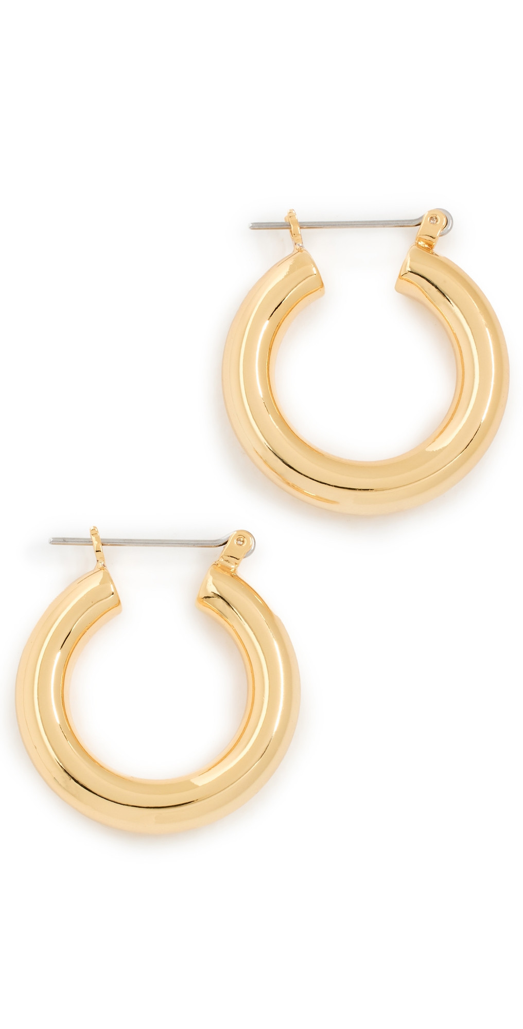 Luv Aj Baby Amalfi Tube Hoop Earrings Gold One Size | Shopbop