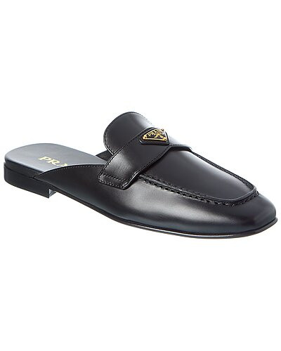 Logo Leather Mule | Gilt & Gilt City