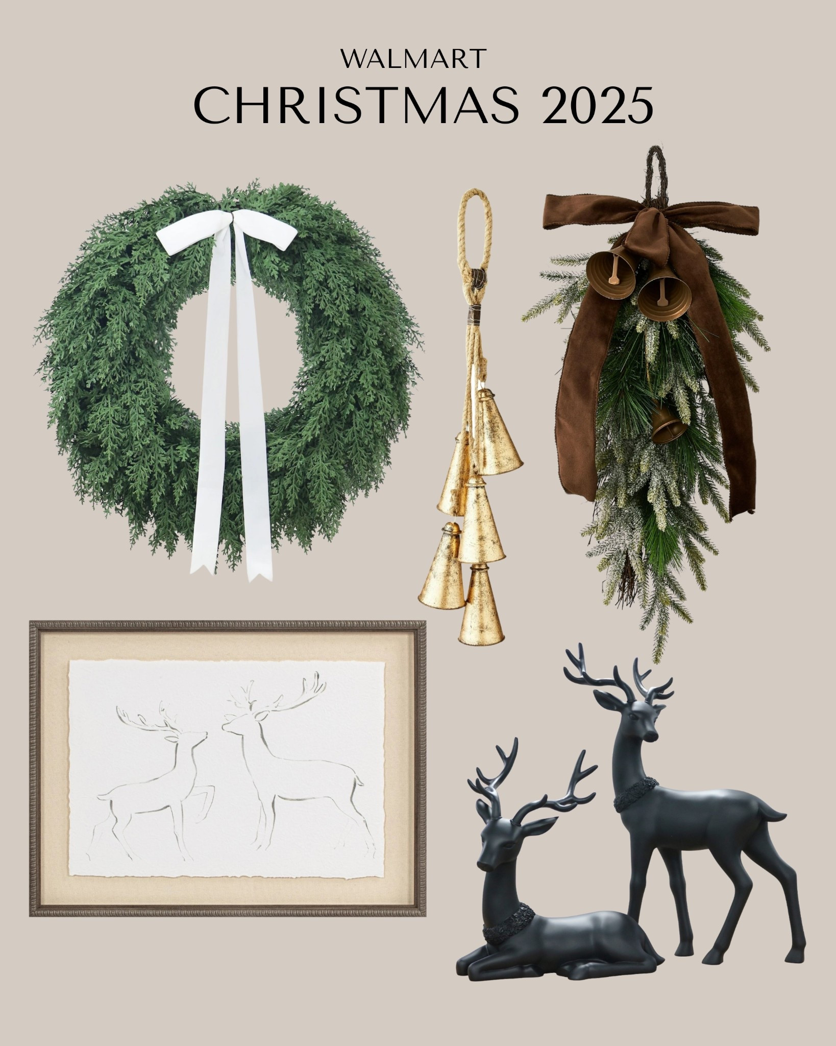 Walmart Christmas decor 🫶🏼 shop early before they sell out! #holiday #christmas 

#LTKSaleAlert #LTKHome #LTKSeasonal