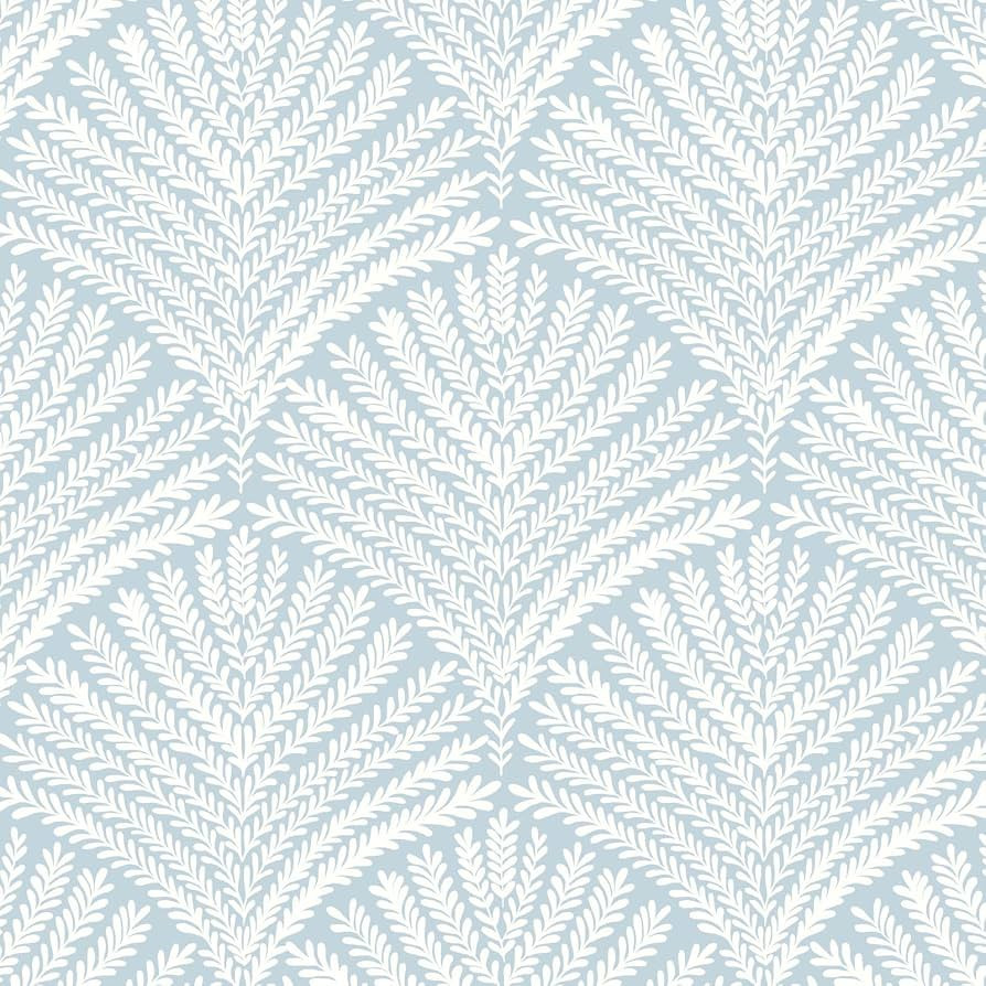 Ismoon Modern Peel and Stick Wallpaper - Removable, Geometric Boho Blue Contact Paper, Self-Adhes... | Amazon (US)