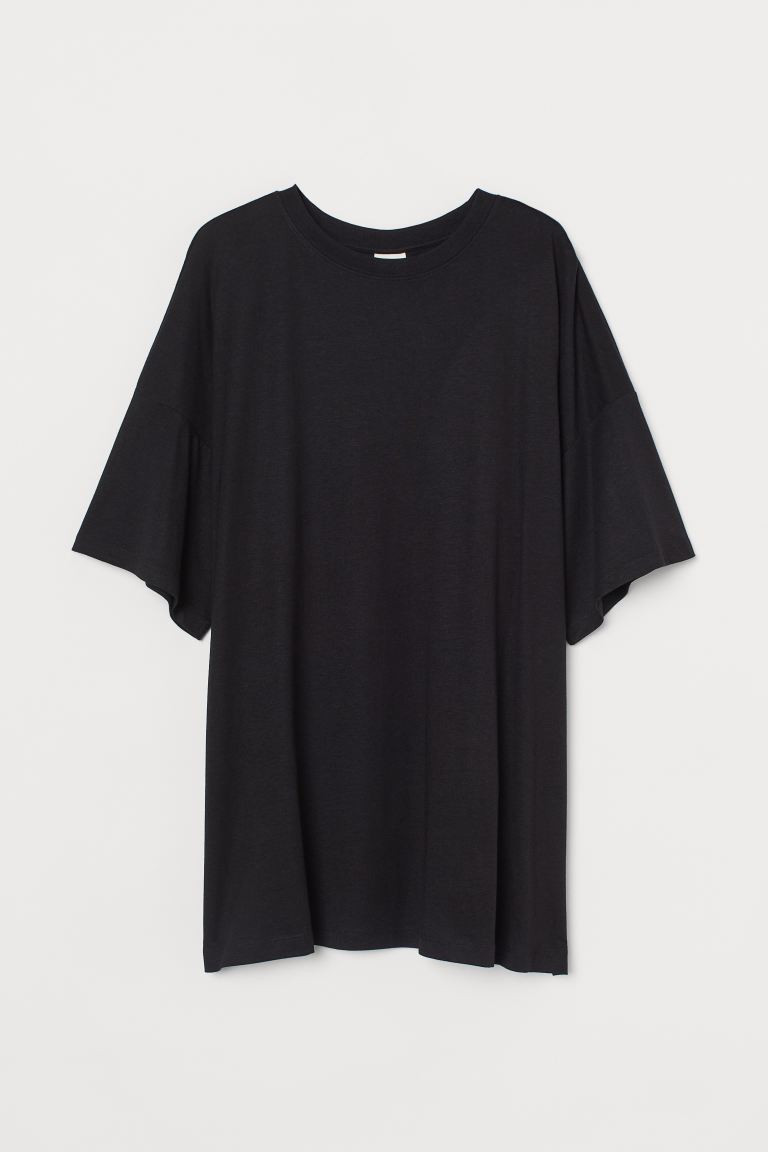 Oversized Modal-blend T-shirt | H&M (US + CA)