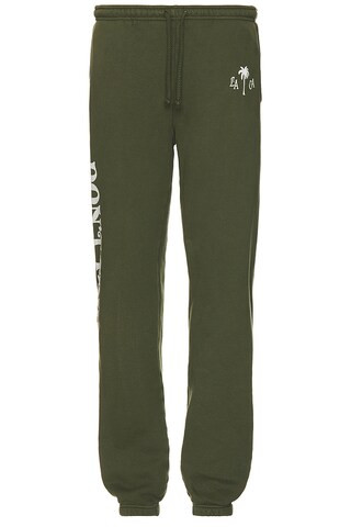 Free & Easy La Palma Heavy Fleece Sweatpants in Olive from Revolve.com | Revolve Clothing (Global)