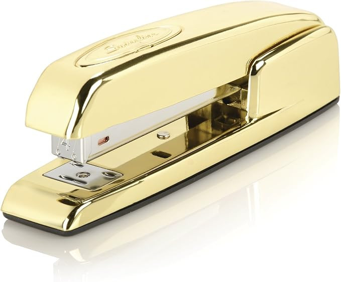 Swingline Stapler, 747, Manual, 25 Sheets Capacity, Business, Desktop, Gold Metallic (S7074721AZ) | Amazon (US)
