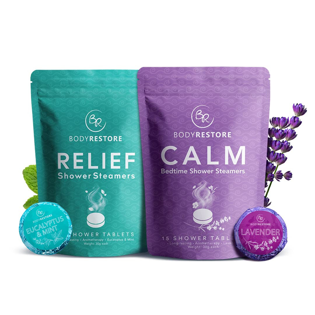 Relief & Calm Shower Steamers 30g – Vapor Steam Tablets - Relaxation Gifts for Women - Body Res... | Amazon (US)