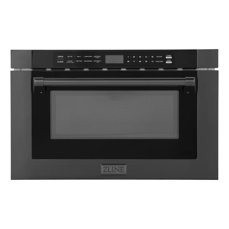 ZLINE 24" 1.2 cu. ft. Built-in Microwave Drawer with a Traditional Handle | Wayfair North America